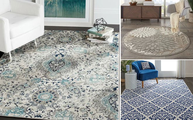 Alea's Deals Up to 80% Off Blue & Gray Area Rugs at Wayfair (Starting at JUST $18!)  