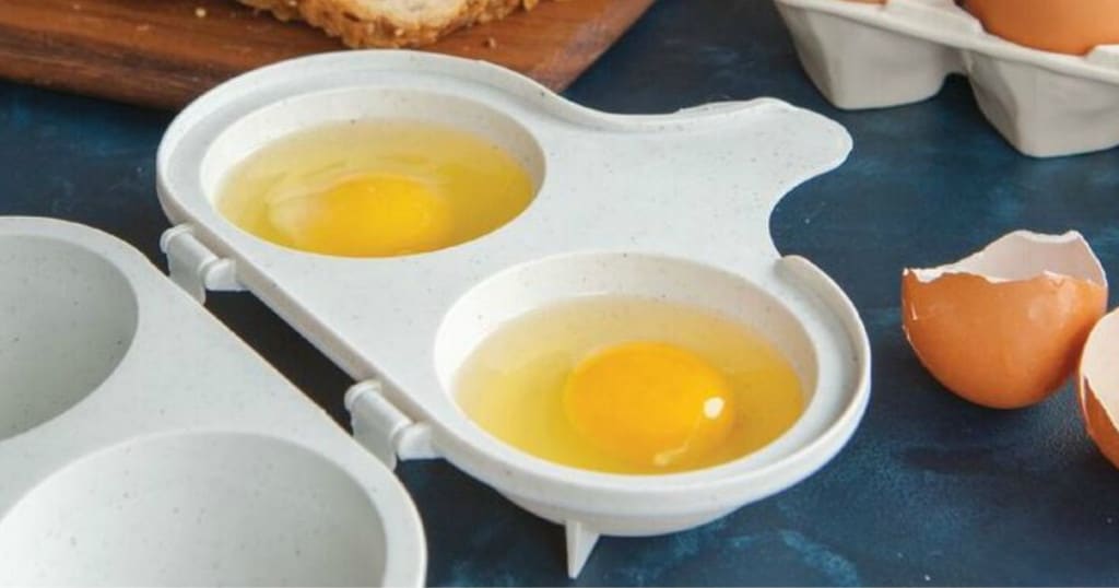 Alea's Deals 77% Off Nordic Ware Microwave 2 Cavity Egg Poacher! Was $9.50!  