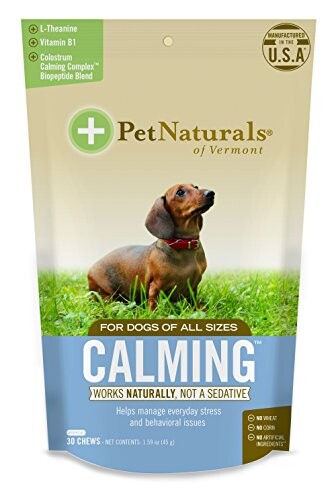 Alea's Deals Pet Naturals of Vermont - Calming for Dogs, 30 Bite-Sized Chews Up to 71% Off! Was $9.99!  