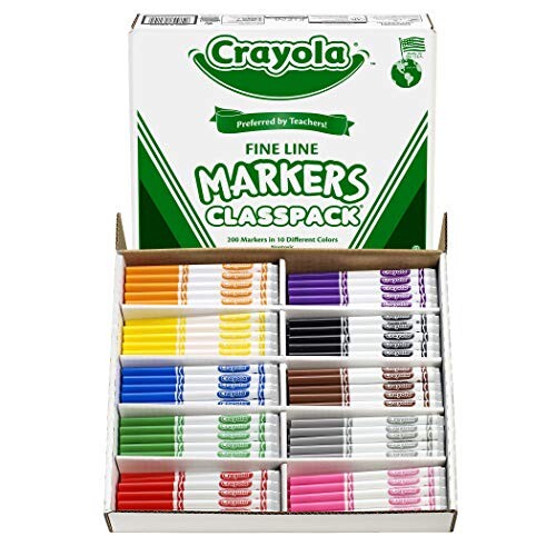 Alea's Deals Crayola 200-Count Fine Line Markers Up to 45% Off! Was $97.93!  
