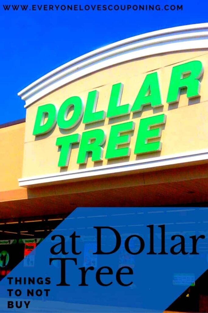 Alea's Deals Things NOT to Buy at the Dollar Tree  