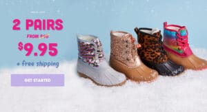 Alea's Deals Two Pair of FabKids Boots Only $9.95 Shipped – ONLY $5 Per Pair  