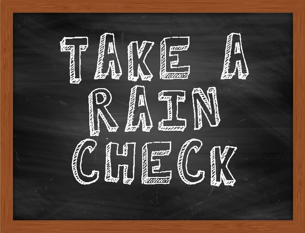 Alea's Deals What Is a Rain Check and Why they Are So Important  