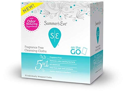 Alea's Deals Summer's Eve Cleansing Cloths | Fragrance Free | Individually Wrapped | 16 Count (Pack of 1)  – ON SALE➕SUB/SAVE!  