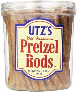 Alea's Deals Utz Old Fashioned Pretzel Rods – 27 oz. Barrel – ON SALE➕SUB/SAVE!  