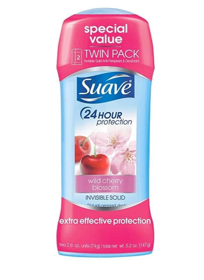Alea's Deals Suave Antiperspirant Deodorant, Wild Cherry Blossom 2.6 oz, Twin Pack – ON SALE➕SUB/SAVE  
