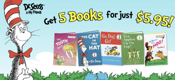 Alea's Deals Get five Dr. Seuss books for just $1.19 each, shipped!  