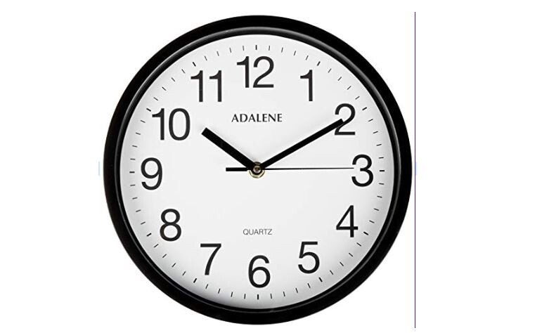 Alea's Deals 10" Adalene Classroom Wall Clock Up to 69% Off! Was $34.95!  