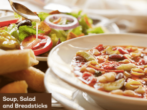 Alea's Deals Olive Garden Unlimited Soup, Salad and Breadsticks ONLY $6.99!!  