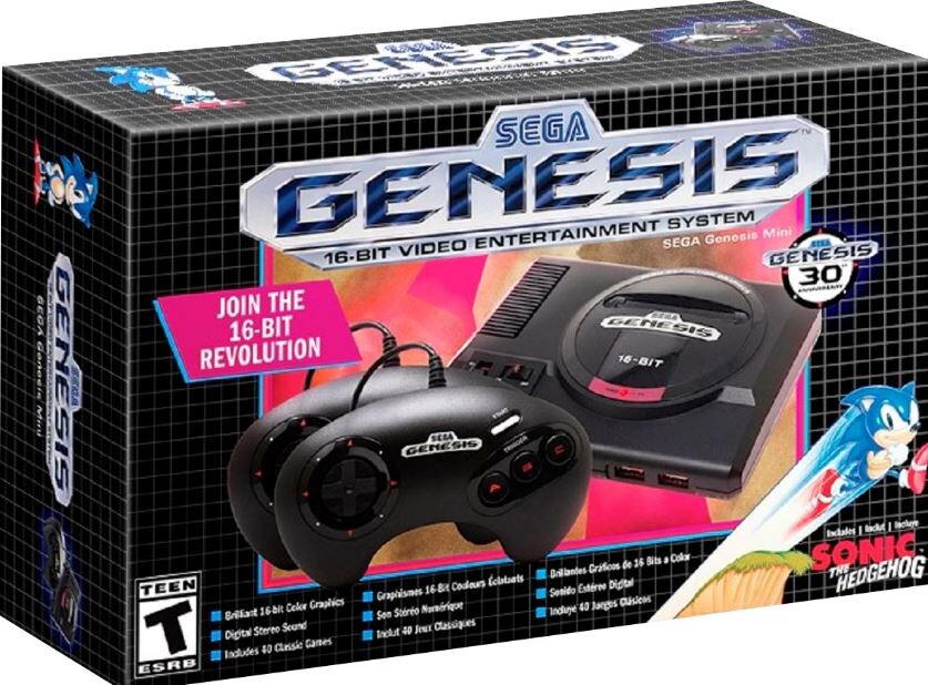Alea's Deals Sega Genesis Mini Console w/ 2 Controllers & 42 Games ONLY $40 Shipped (Reg. $80)  