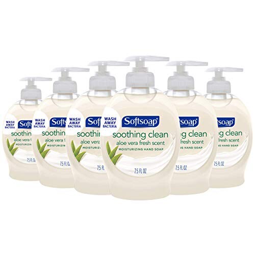 Alea's Deals $5.94 Softsoap Liquid Hand Soap, Aloe - 7.5 fluid ounce (Pack of 6)  – ON SALE➕SUB/SAVE!  