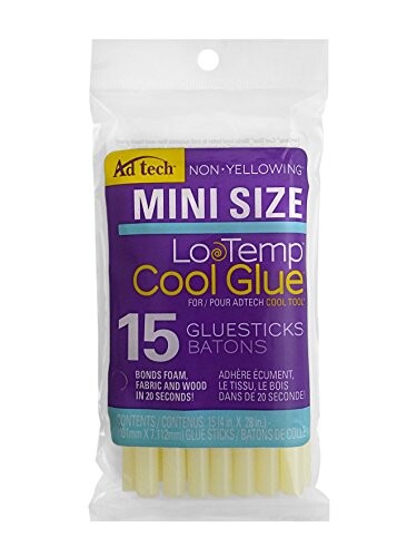 Alea's Deals Adhesive Technologies 2100-3415 Ultra Low Temp CoolGlue, Mini 4-Inch, 15-Pack Up to 60% Off! Was $4.95 ($0.59 / oz)!  