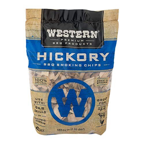 Alea's Deals Western Premium BBQ Products Hickory BBQ Smoking Chips, 180 cu in Up to 50% Off! Was $3.79!  