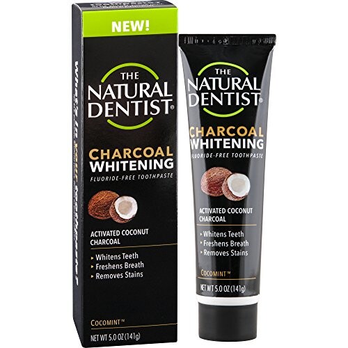 Alea's Deals The Natural Dentist Charcoal Whitening Toothpaste, 5 Ounce Tube Up to 63% Off! Was $6.99 ($1.40 / Ounce)!  