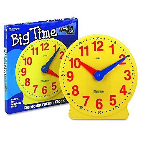 Alea's Deals Learning Resources Big Time Learning Clock Up to 50% Off! Was $19.99!  