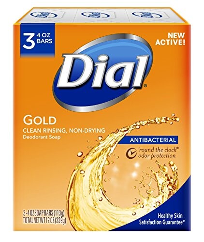 Alea's Deals Dial Antibacterial Deodorant Bar Soap, Gold, 4 Ounce, 3 Bars  – ON SALE➕SUB/SAVE!  
