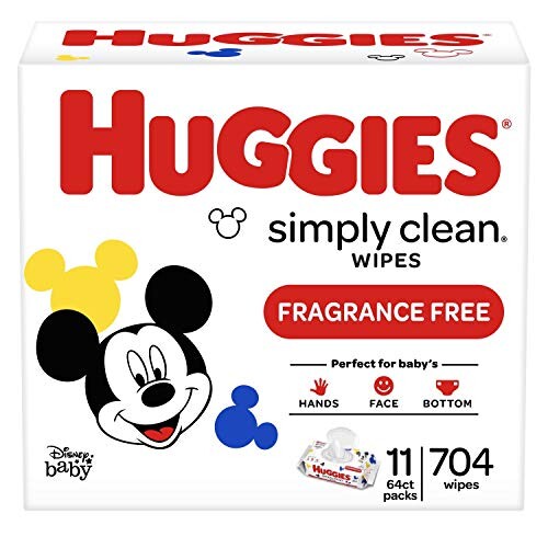 Alea's Deals Huggies Simply Clean Baby Wipes, 11 Pack, 704 Sheets Total Up to 22% Off! Was $17.99 ($0.03 / Count)!  