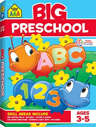 Alea's Deals 48% Off School Zone - Big Preschool Workbook! Was $12.99!  