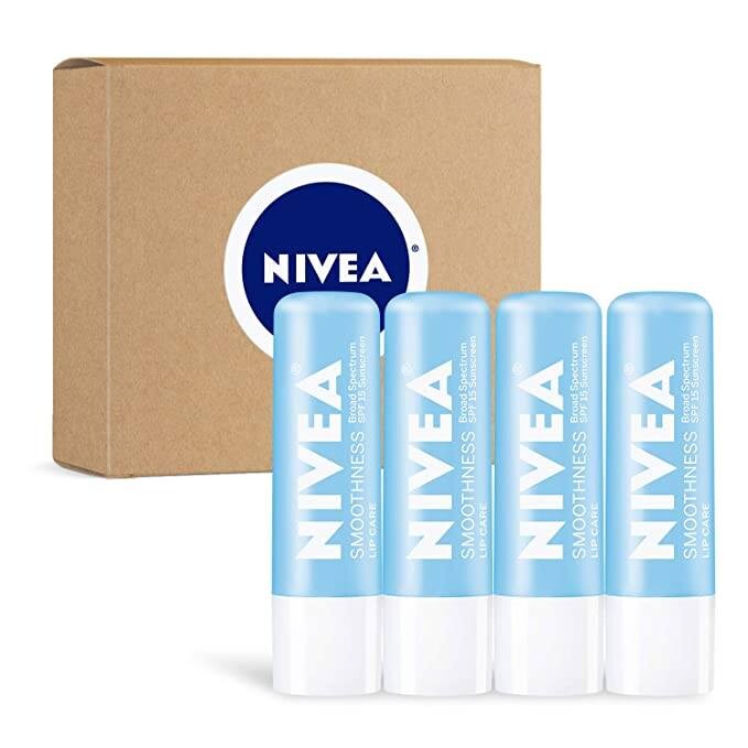 Alea's Deals NIVEA Smoothness Lip Care - Pack of 4  – ON SALE➕SUB/SAVE!  