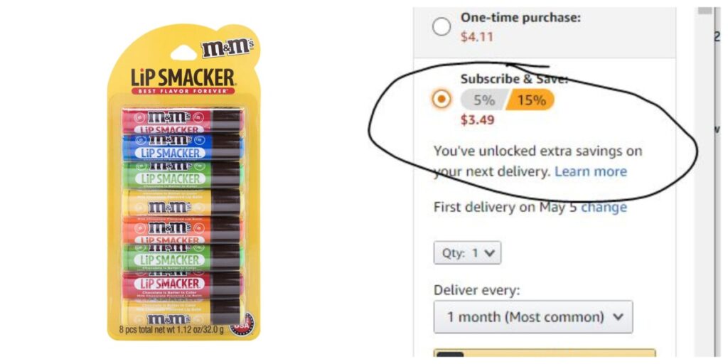 Alea's Deals Lip Smacker M&M Lip Balm Party Pack  – ON SALE➕SUB/SAVE!  