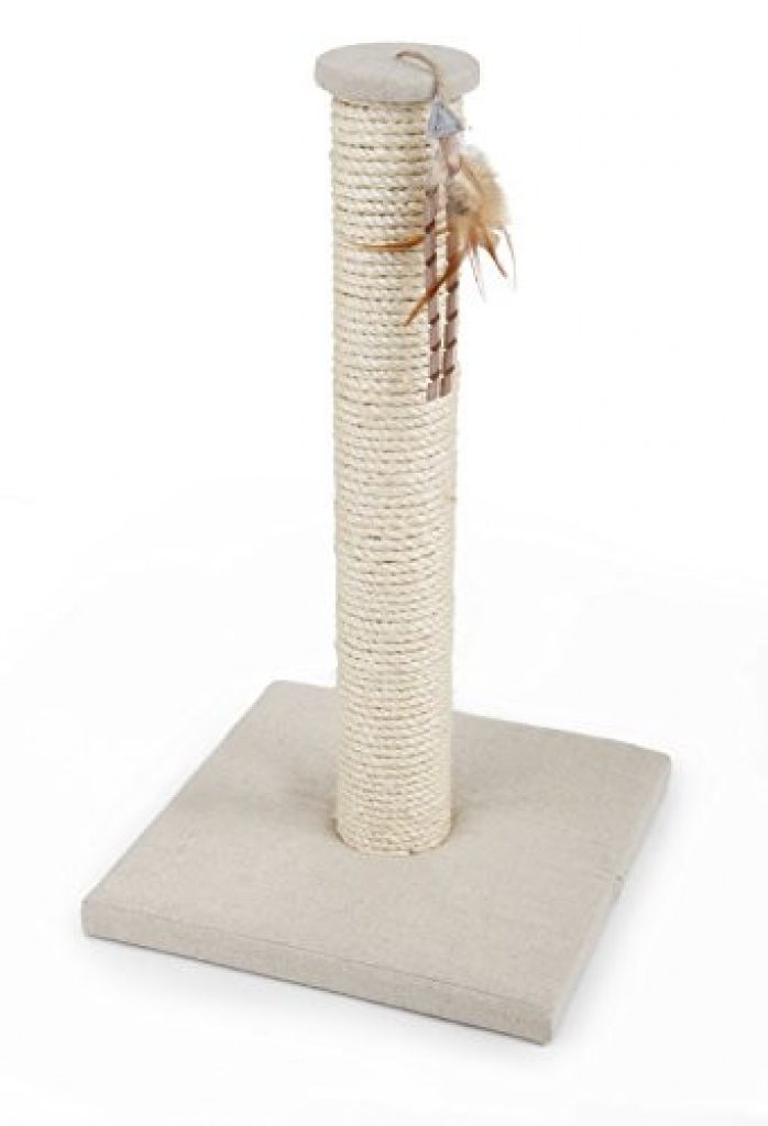 Alea's Deals Cat Scratch Post with Feather Ribbon Cat Toy Up to 48% Off! Was $26.99!  