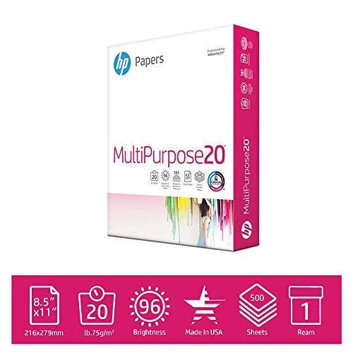 Alea's Deals HP Printer Paper MultiPurpose 20lb, 8.5x 11 Paper, 1 Ream, 500 Sheets  – ON SALE+SUB/SAVE!  