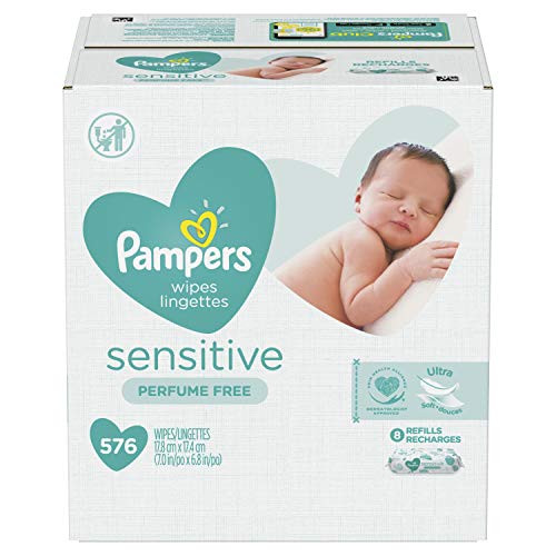 Alea's Deals Pampers Sensitive Wipes, 576 Total Wipes  – ON SALE+SUB/SAVE!  