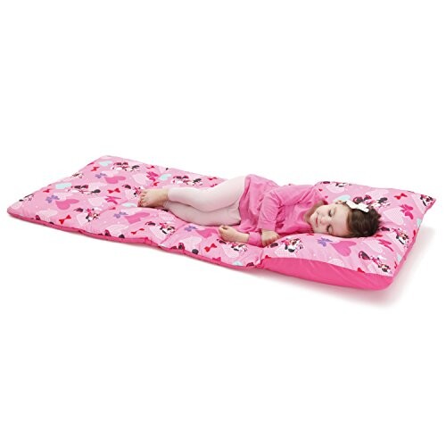 Alea's Deals Disney Minnie Mouse Padded Toddler Easy Fold Nap Mat Up to 44% Off! Was $29.99!  