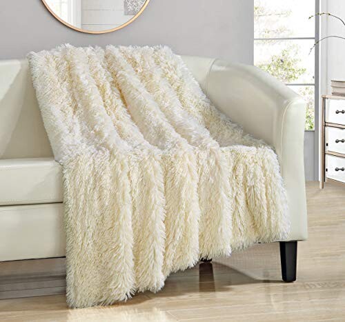 Alea's Deals Shaggy Faux Fur Supersoft Ultra Plush Decorative Throw Blanket Up to 76% Off! Was $70.00!  