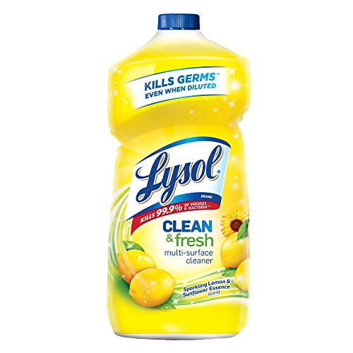 Alea's Deals Lysol Clean & Fresh Multi-Surface Cleaner, Lemon & Sunflower, 40oz Up to 38% Off! Was $3.99 ($0.10 / Fl Oz)!  