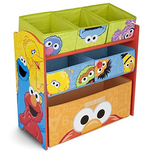 Alea's Deals Delta Children 6-Bin Toy Storage Organizer, Sesame Street Up to 32% Off! Was $36.67!  