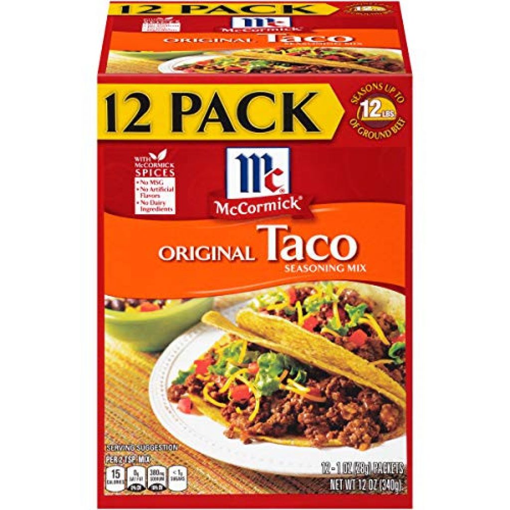 Alea's Deals McCormick Original Taco Seasoning Mix, 12 pack, 12 oz  – ON SALE+SUB/SAVE!  