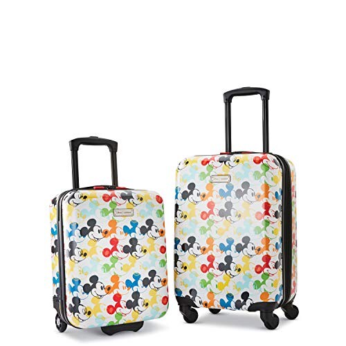 Alea's Deals American Tourister Disney Hardside Luggage with Spinner Wheels, Mickey Mouse 2 Up to 56% Off! Was $179.99!  