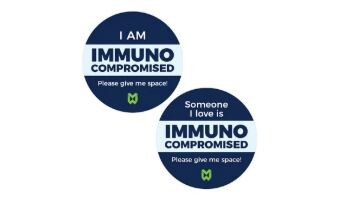 Alea's Deals Free I Am Immuno Compromised Please Give Me Space Sticker  
