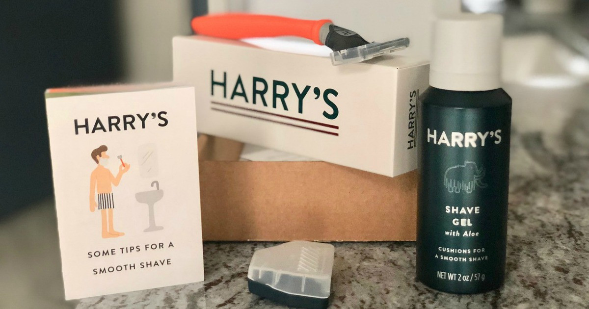 Alea's Deals Harry’s Shaving Kit Only $3 Shipped | Includes Razor, Shave Gel & More  