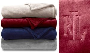 Alea's Deals Ralph Lauren Micromink Plush Blanket for JUST $19.99 at Macy’s (Regularly $90)  