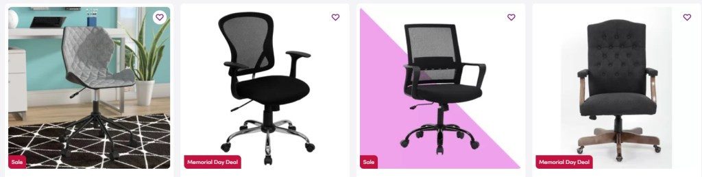 Alea's Deals Up to 60% Off Office Chairs + Free Shipping!  
