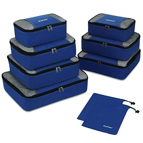Alea's Deals Packing Cubes 9 Pc Set Travel Luggage Organizer with Laundry Bag Up to 32% Off! Was $27.99!  