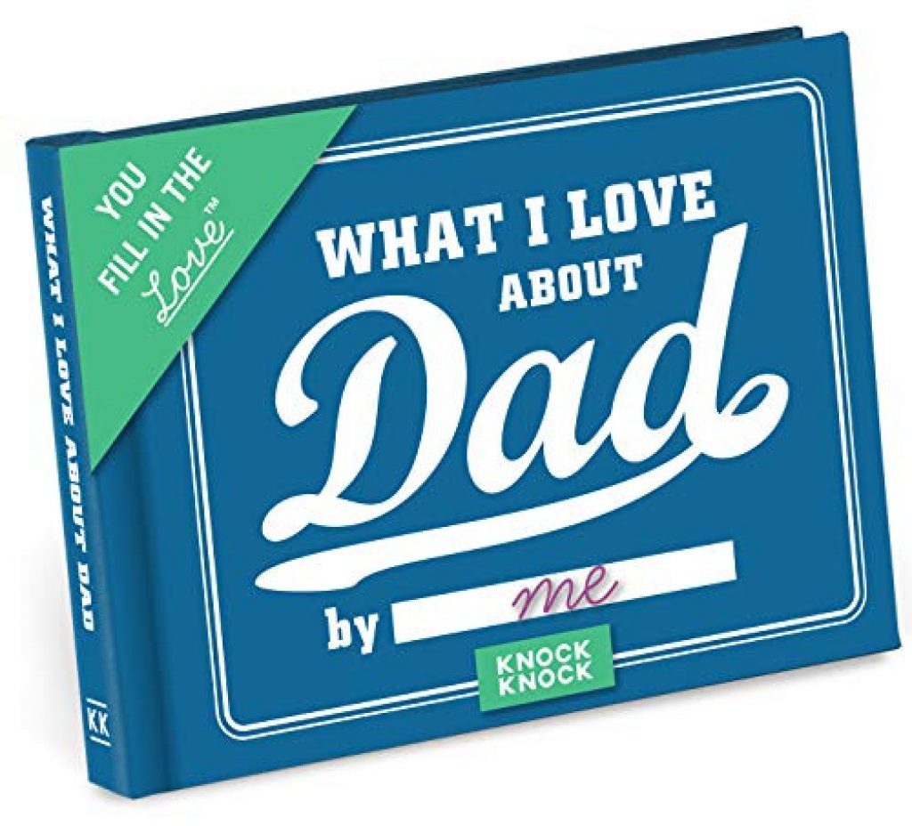 Alea's Deals Knock Knock What I Love about Dad Fill in the Love Book Fill-in-the-Blank Gift Journal Up to 35% Off! Was $11.80!  