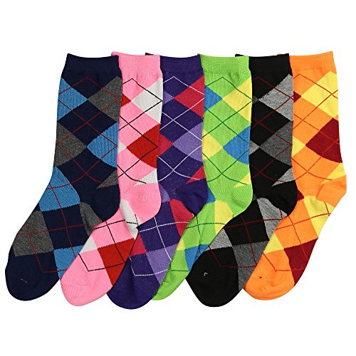 Alea's Deals Womens Fun and Colorful Crew Sock 6 Packs Up to 69% Off! Was $17.95!  