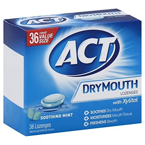 Alea's Deals ACT Dry Mouth Lozenges Soothing Mint 36 Count – ON SALE+SUB/SAVE!  