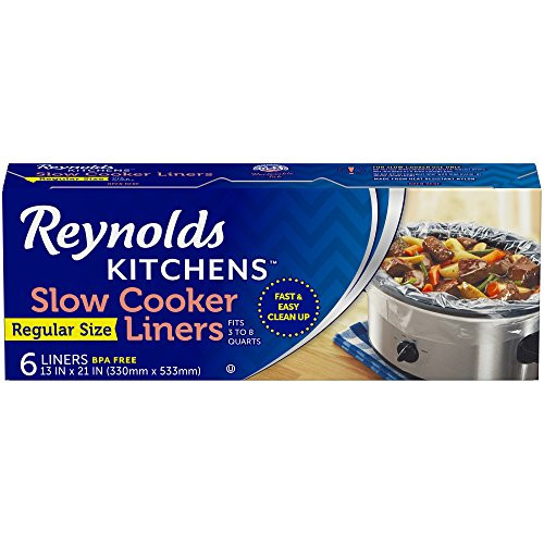 Alea's Deals Reynolds Kitchens Premium Slow Cooker Liners - 13 x 21 Inch, 6 Count Up to 48% Off! Was $4.99 ($0.83 / Count)!  