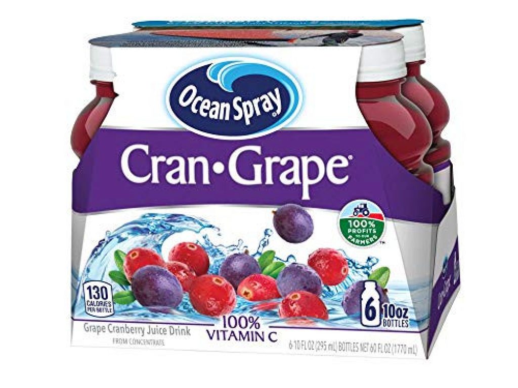 Alea's Deals Ocean Spray Juice Drink, Cran-Grape, 10 Ounce Bottle (Pack of 6)  – ON SALE+SUB/SAVE!  