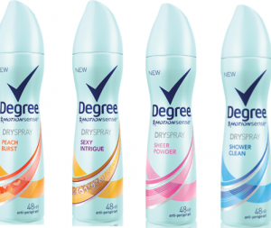 Alea's Deals FREE Sample of Degree Dry Spray Antiperspirant  