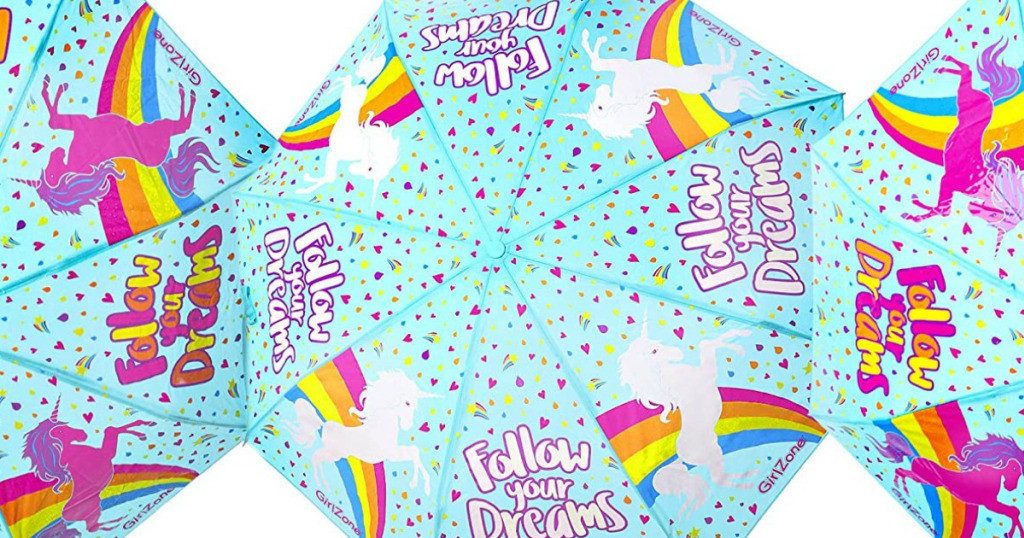 Alea's Deals Color Changing Unicorn Kids Umbrella Up to 41% Off! Was $16.99!  