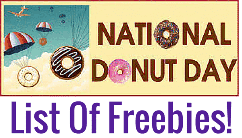 Alea's Deals 2020 National Donut Day Freebies & Deals!  
