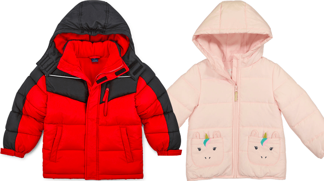 Alea's Deals Kids’ Puffer Jackets Up to 86% Off – Starting at ONLY $9.99!  