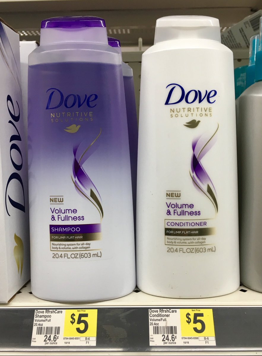 Alea's Deals GET READY! *BIG BOTTLES* Dove Shampoo ONLY 50¢ at Dollar General!  
