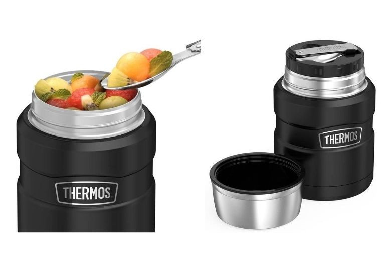 Alea's Deals Thermos Stainless King 16 Ounce Food Jar with Folding Spoon Up to 45% Off! Was $29.99!  