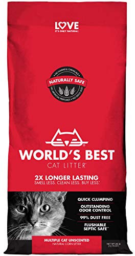 Alea's Deals World's Best Cat Litter, Clumping Litter Formula for Multiple Cats, 28-Pounds Up to 34% Off! Was $26.95 ($0.06 / Ounce)!  